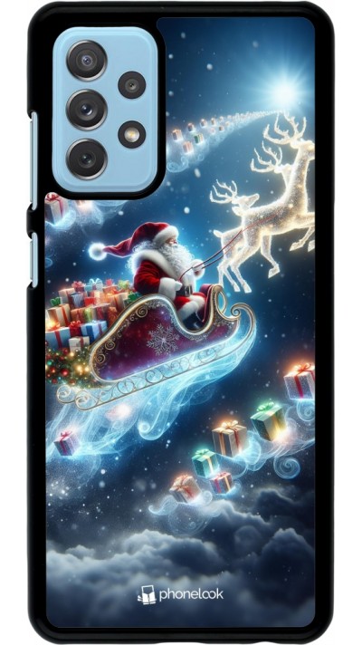 Samsung Galaxy A72 Case Hülle - Weihnachten 2023 Verzauberter Weihnachtsmann