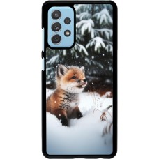 Samsung Galaxy A72 Case Hülle - Weihnachten 2023 Fuechslein Tanne