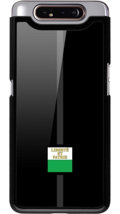 Coque Samsung Galaxy A80 - Canton VD noir
