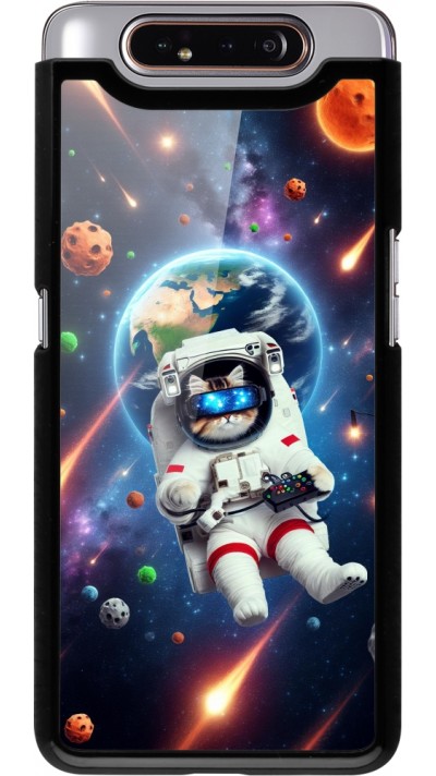 Samsung Galaxy A80 Case Hülle - VR SpaceCat Odyssee