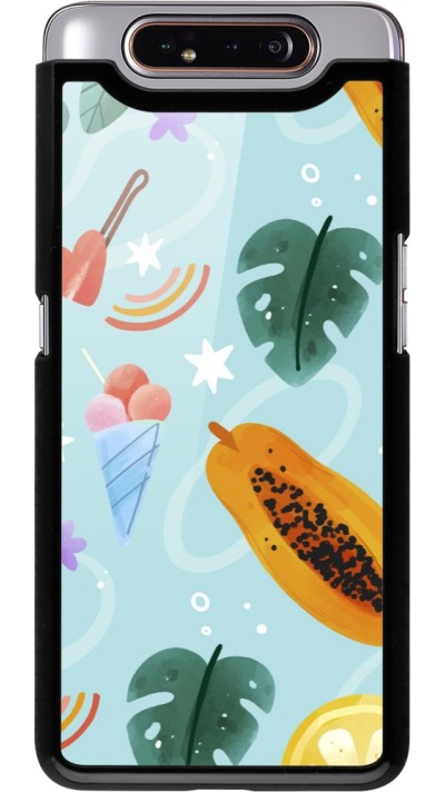 Samsung Galaxy A80 Case Hülle - Summer 2025 Pattern papaya