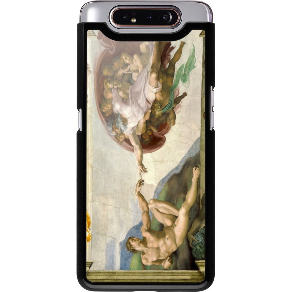 Samsung Galaxy A80 Case Hülle - Kunstbild - Die Erschaffung Adams - Michelangelo