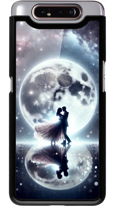 Samsung Galaxy A80 Case Hülle - Valentin 2024 Liebe unter dem Mond