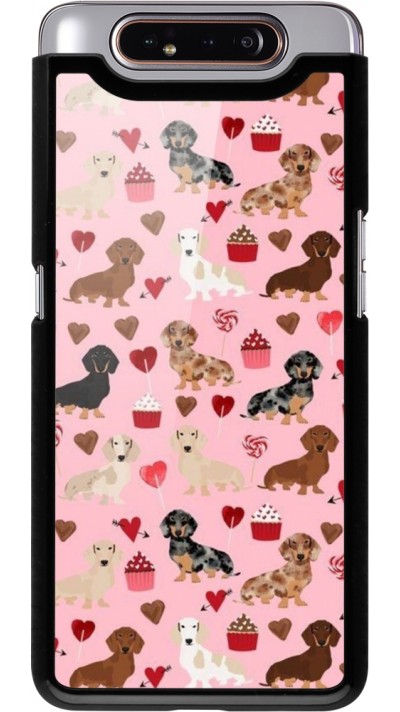 Samsung Galaxy A80 Case Hülle - Valentine 2024 puppy love