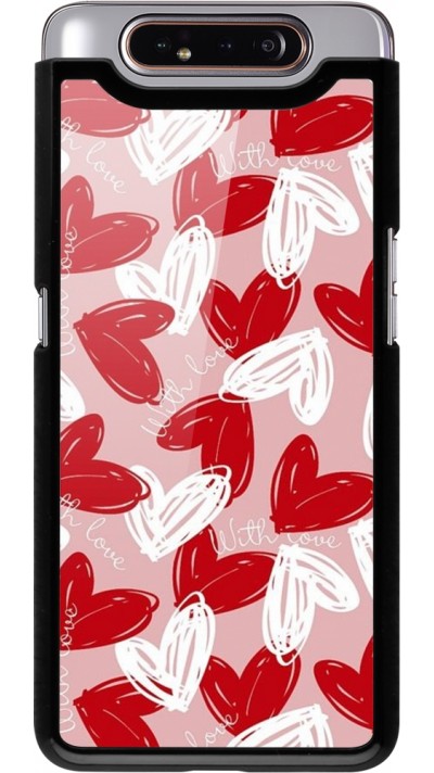 Samsung Galaxy A80 Case Hülle - Valentine 2024 with love heart