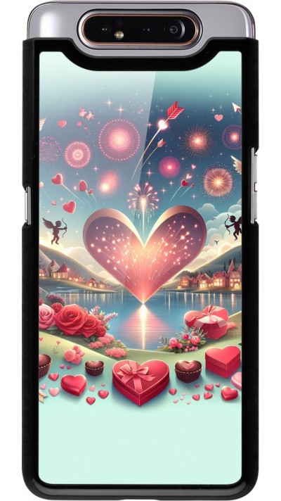 Samsung Galaxy A80 Case Hülle - Valentin 2025 Schick