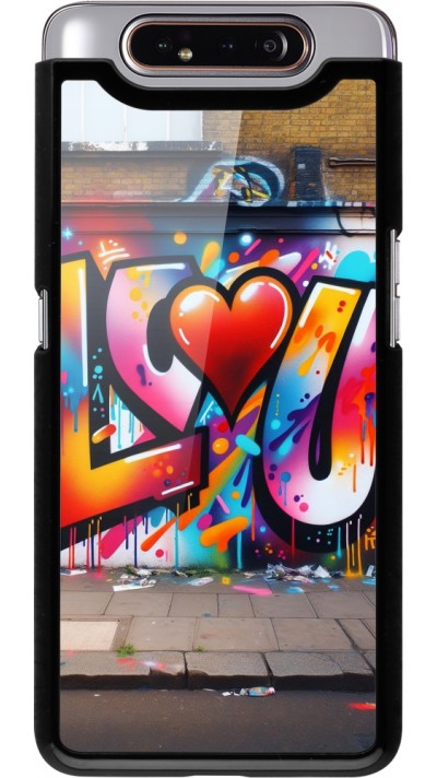Samsung Galaxy A80 Case Hülle - Valentin 2025 Liebe U Tag