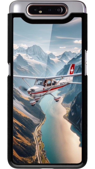 Samsung Galaxy A80 Case Hülle - Schweizer Alpenflug