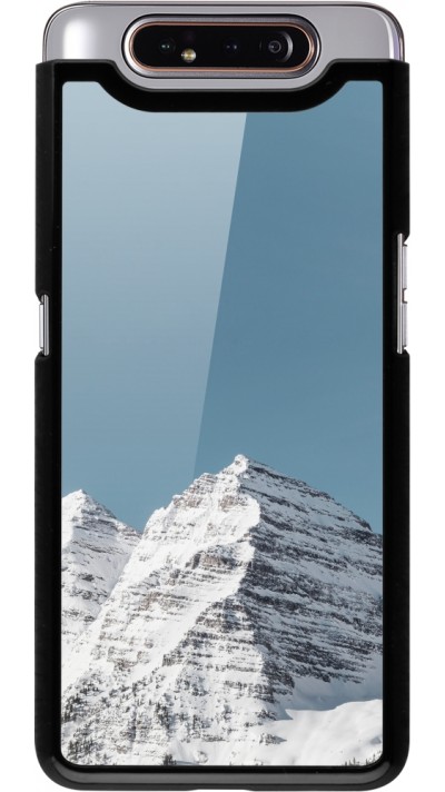 Samsung Galaxy A80 Case Hülle - Winter 22 blue sky mountain