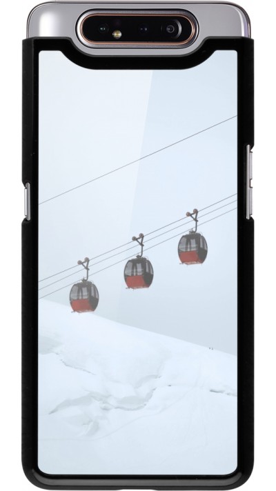 Samsung Galaxy A80 Case Hülle - Winter 22 ski lift