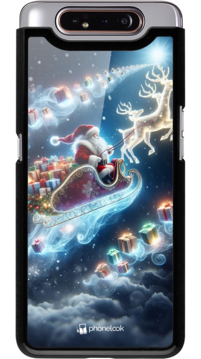 Samsung Galaxy A80 Case Hülle - Weihnachten 2023 Verzauberter Weihnachtsmann