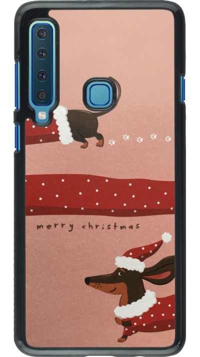Coque Samsung Galaxy A9 - Christmas 25 Teckel Merry Xmas