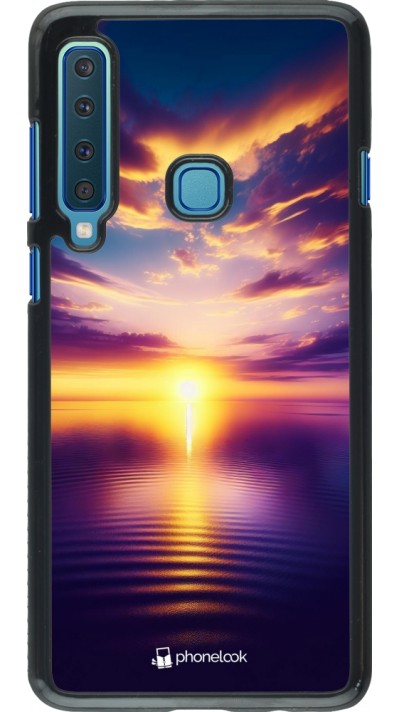 Samsung Galaxy A9 Case Hülle - Sonnenuntergang gelb violett