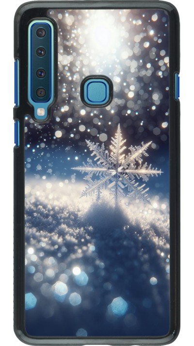 Samsung Galaxy A9 Case Hülle - Schneeflocke Solar Glanz