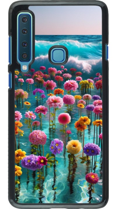 Coque Samsung Galaxy A9 - Flower sea waves