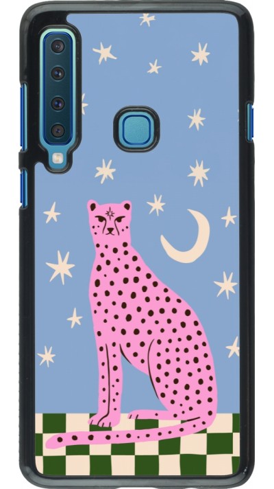 Samsung Galaxy A9 Case Hülle - Pink leopard with stars 2026