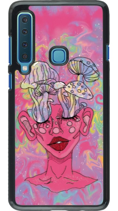 Coque Samsung Galaxy A9 - Psychedelic pink mushroom