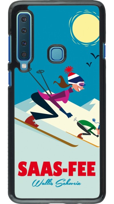 Samsung Galaxy A9 Case Hülle - Saas-Fee Ski Downhill