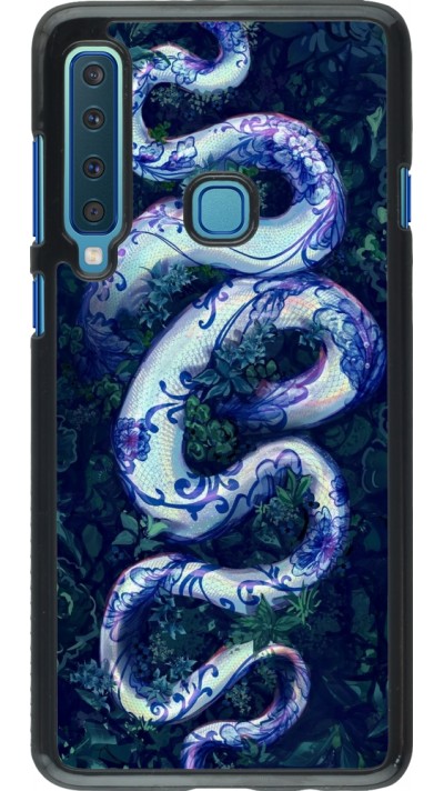 Samsung Galaxy A9 Case Hülle - Snake Blue Anaconda