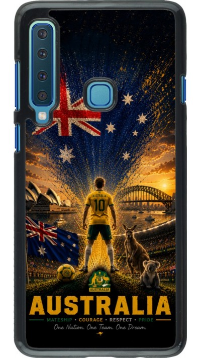Samsung Galaxy A9 Case Hülle - Fussball Australien splash 2026