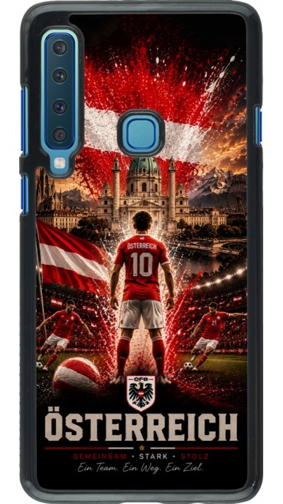 Samsung Galaxy A9 Case Hülle - Fussball Österreich splash 2026