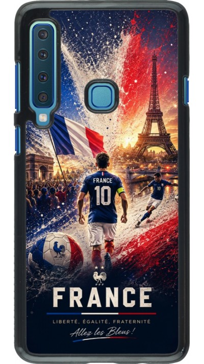 Samsung Galaxy A9 Case Hülle - Fussball Frankreich splash 2026