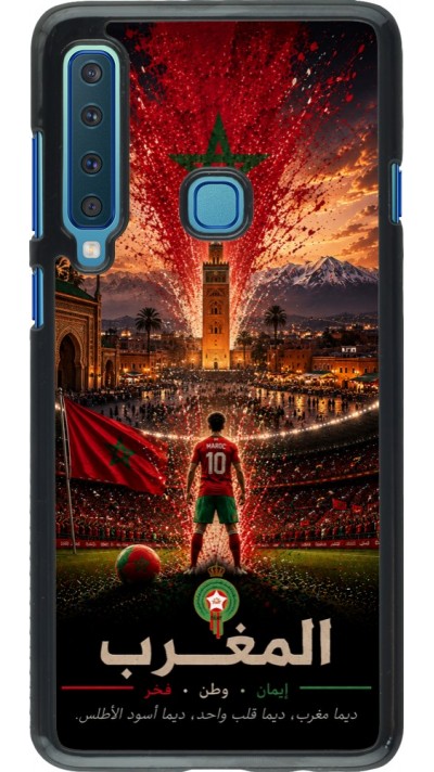 Samsung Galaxy A9 Case Hülle - Fussball Marokko splash 2026
