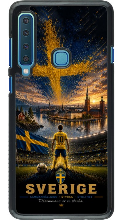 Samsung Galaxy A9 Case Hülle - Fussball Schweden splash 2026
