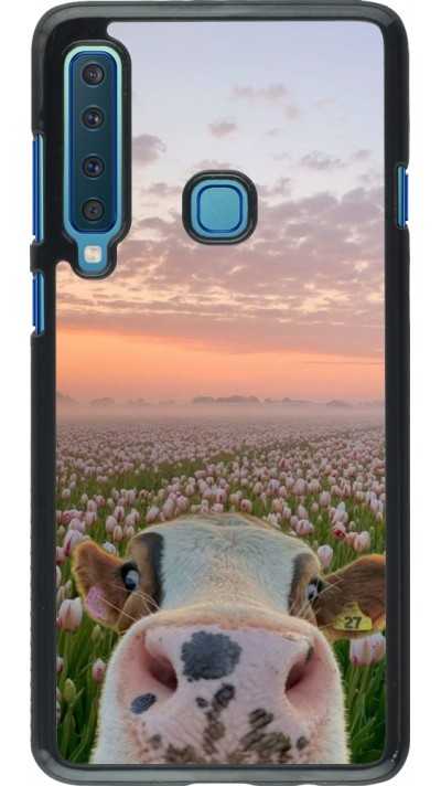 Coque Samsung Galaxy A9 - Cow with tulips Spring 2026