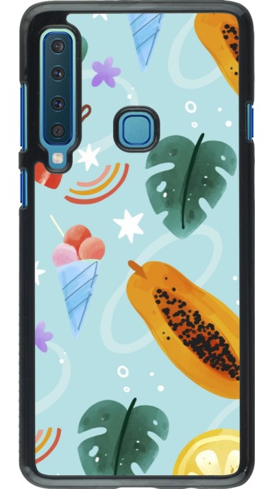 Samsung Galaxy A9 Case Hülle - Summer 2025 Pattern papaya