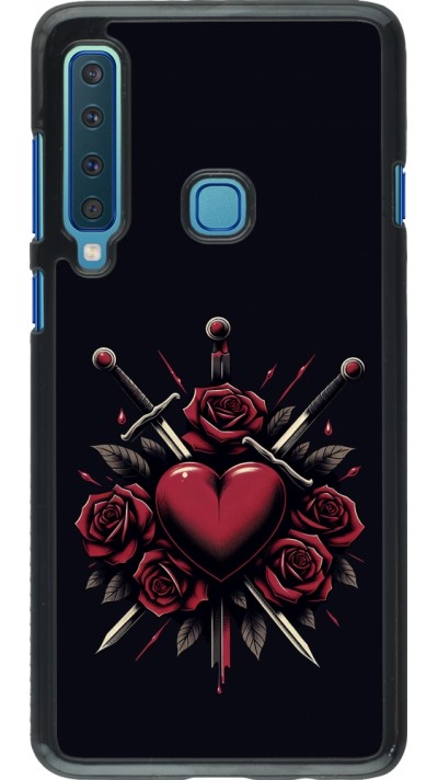 Samsung Galaxy A9 Case Hülle - Valentine 2024 gothic love