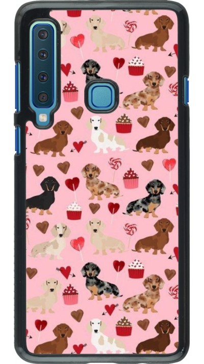 Samsung Galaxy A9 Case Hülle - Valentine 2024 puppy love