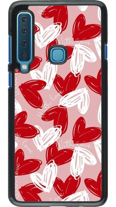 Samsung Galaxy A9 Case Hülle - Valentine 2024 with love heart