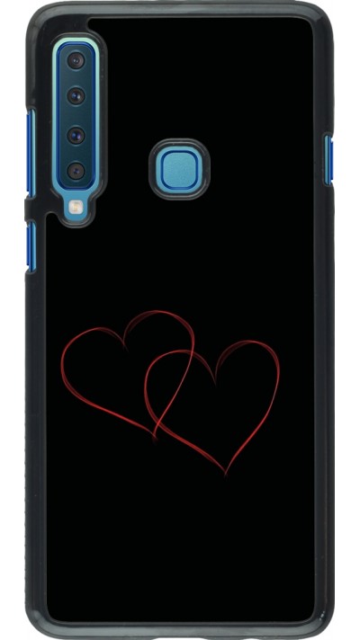 Samsung Galaxy A9 Case Hülle - Valentine 2023 attached heart