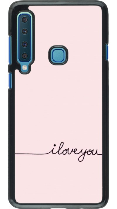 Samsung Galaxy A9 Case Hülle - Valentine 2023 i love you writing