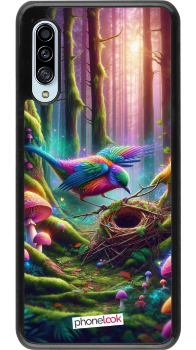 Samsung Galaxy A90 5G Case Hülle - Vogel Nest Wald