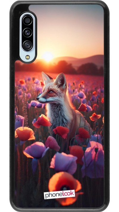 Samsung Galaxy A90 5G Case Hülle - Purpurroter Fuchs bei Dammerung