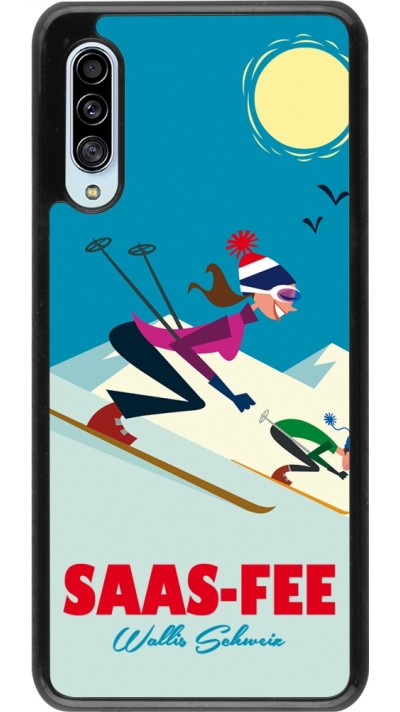 Samsung Galaxy A90 5G Case Hülle - Saas-Fee Ski Downhill