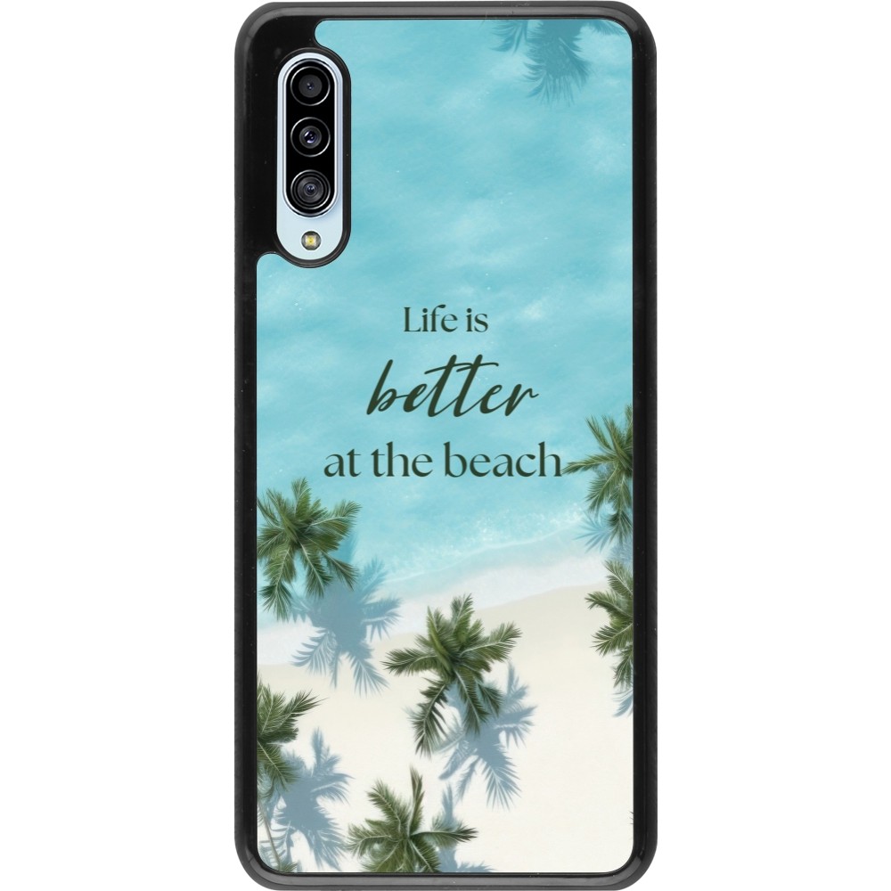 Samsung Galaxy A90 5G Case Hülle - Summer 2025 Life is better at the beach