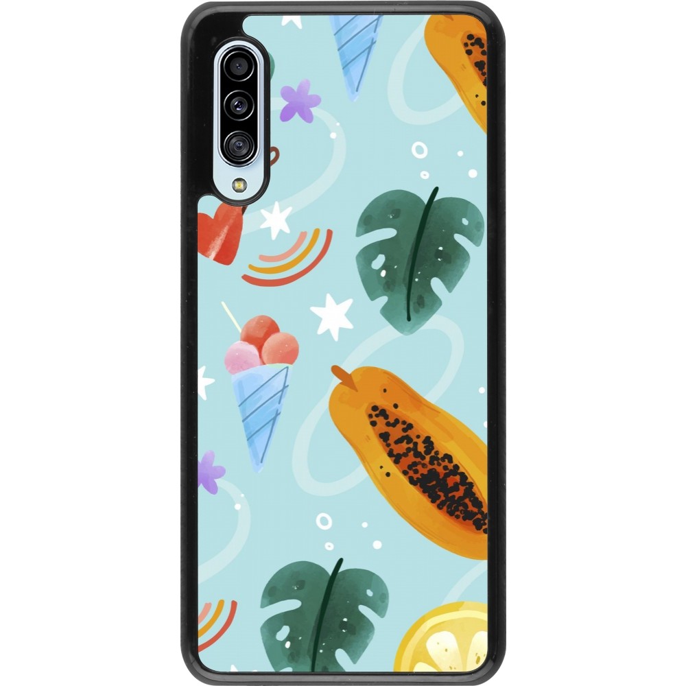 Samsung Galaxy A90 5G Case Hülle - Summer 2025 Pattern papaya