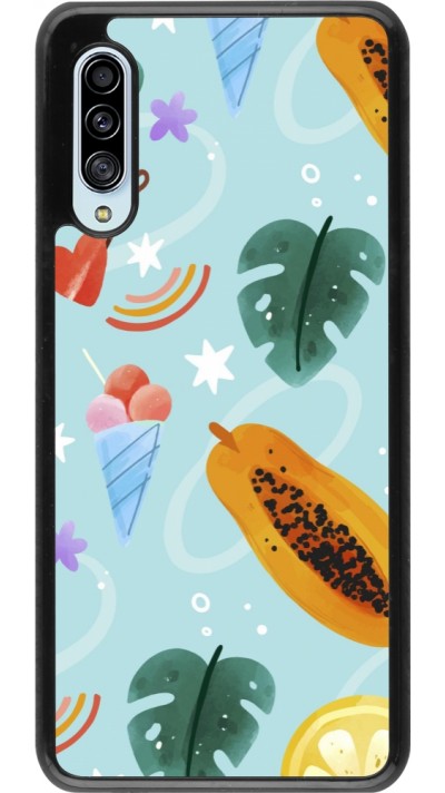 Samsung Galaxy A90 5G Case Hülle - Summer 2025 Pattern papaya
