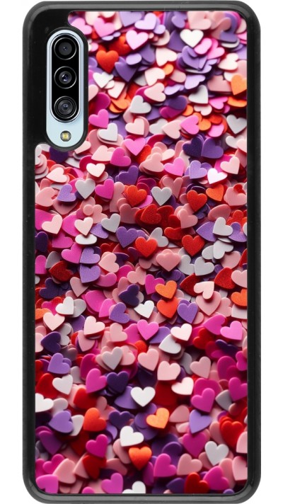 Samsung Galaxy A90 5G Case Hülle - Valentin 2025 Konfetti