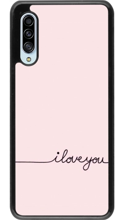 Samsung Galaxy A90 5G Case Hülle - Valentine 2023 i love you writing
