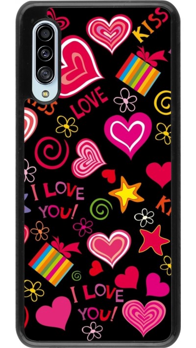 Samsung Galaxy A90 5G Case Hülle - Valentine 2023 love symbols