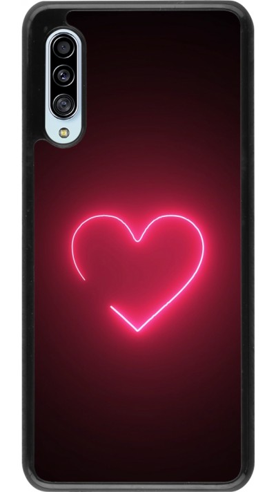 Samsung Galaxy A90 5G Case Hülle - Valentine 2023 single neon heart