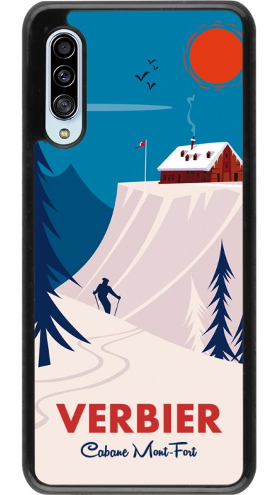 Samsung Galaxy A90 5G Case Hülle - Verbier Cabane Mont-Fort