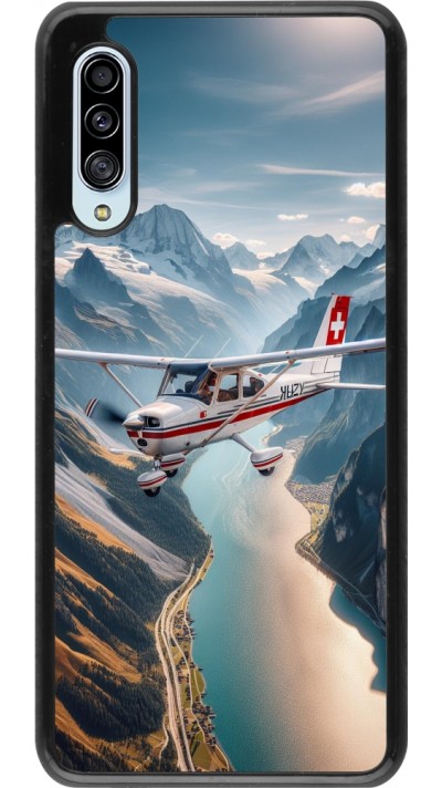 Samsung Galaxy A90 5G Case Hülle - Schweizer Alpenflug
