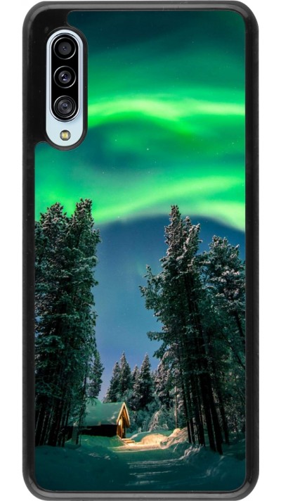 Samsung Galaxy A90 5G Case Hülle - Winter 22 Northern Lights