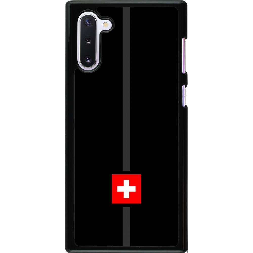 Samsung Galaxy Note 10 Case Hülle - Kanton CH schwarz