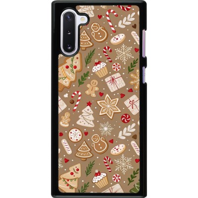 Samsung Galaxy Note 10 Case Hülle - Christmas 25 Pattern Ginger Cookie